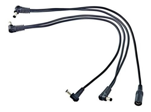 Cable para fuente de alimentacion para 4 pedales. 1,4 m. Pin 2,1mm