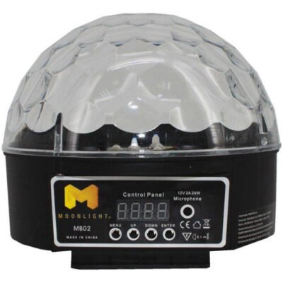 Media Esfera Led Original Moon Pro Mb02 Rgb Audioritmico Dmx Mb02