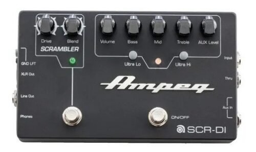 Pedal De Efecto Bajo Ampeg Scr-di Bass Preamp Overdrive