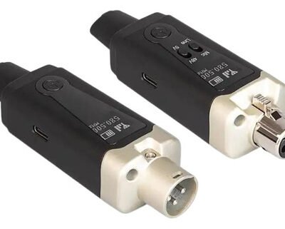 Conversor A Microfono Inalambrico Xlr Con Adaptador Plug Ms10