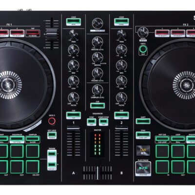 Controlador Dj Roland Dj-202 Negro De 2 Canales Sr-Rl-Dj202