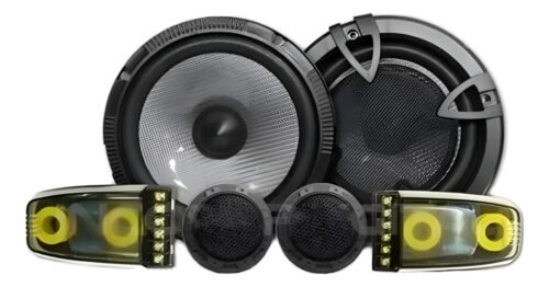 Combo Kit Auto 2 Parlantes 2 Tweeters 2 Crossovers Moon M641