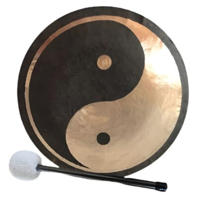 Yin Yan Gong Parquer 32'' 81 Cm Meditacion Martillado A Mano 99132