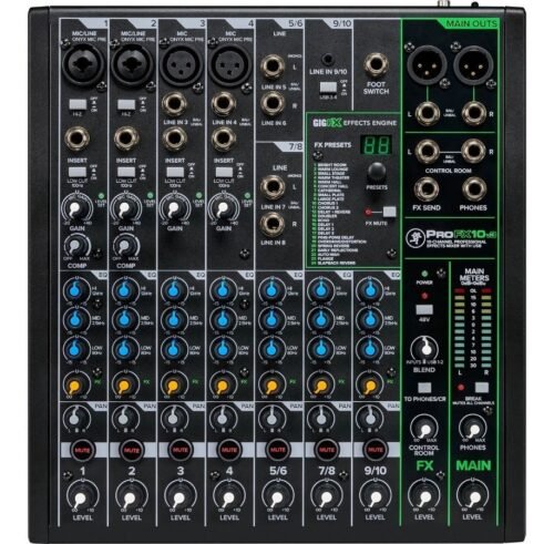 Consola Mixer Mackie Profx10v3 Efectos
