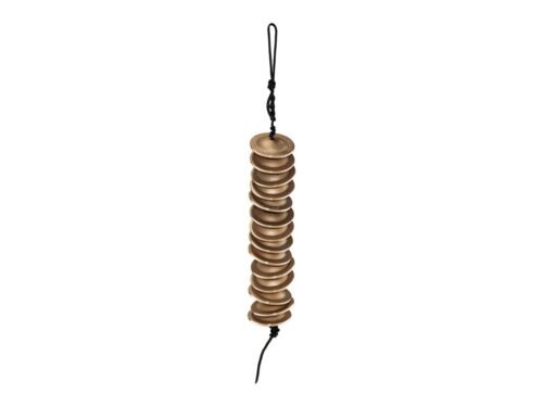 Platillos de dedos colgante de bronce diamtreo 2 3/8"