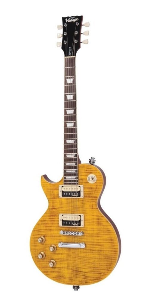 Guitarra Eléctrica Les Paul Vintage Lv100 Paradise Zurda