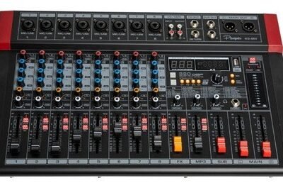Mixer Consola Digital Parquer 8 Canales 320 Efectos Kg-80V