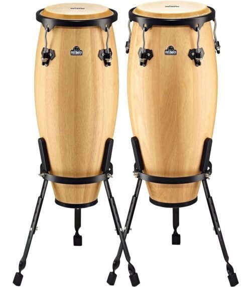 Meinl Nino910ds Set Conga Madera 9  + 10  Parches De Bufalo