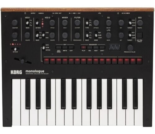 Sintetizador Korg Monologue Analogico Monofonico 25 Teclas
