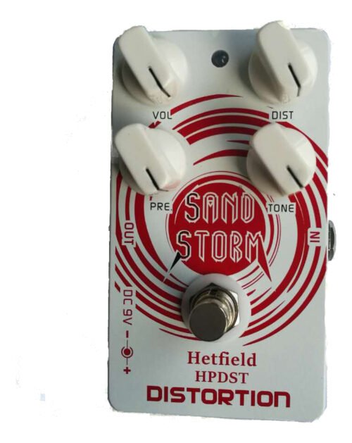 Pedal P/ Guitarra Con Efecto Distortion Sand Storm Hetfield