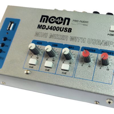 Mixer Moon Mdj400Usb Mini Consola Sonido 4 Canales Mdj400Usb