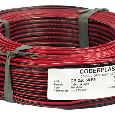 Cable Para Bafle Rojo/Negro 2X0,50Mm Artekit Cb2X050Rn X500M Cb2X050Rnb