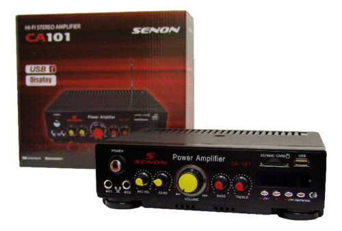 Amplificador C/ Bt,mp3,fm Y Control Remoto 41+41w Moon Ca101