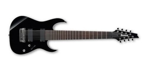 Guitarra Eléctrica 8 Cuerdas Ibanez Rgir28fe-bk Iron Label - Imagen 2