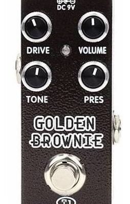 Pedal De Efecto Golden Brownie Distortion Xvive T1