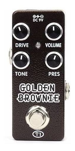 PEDAL DE EFECTO GOLDEN BROWNIE DISTORTION XVIVE T1
