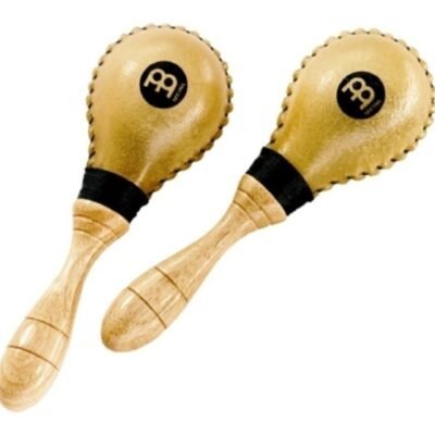 Mini Maraca De Cuero Natural Con Mango De Madera Meinl Msm2 Msm2