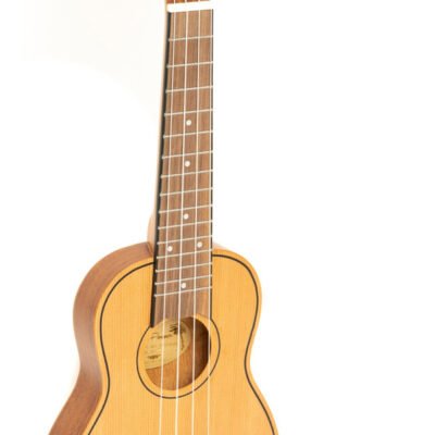 Ukelele Soprano Parquer Madera Solida Cuerdas Aquila Funda Fzu-D30S