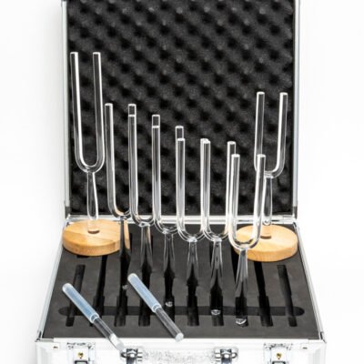 Set Diapasones Parquer Cuarzo Cristal Baqueta Estuche 700610