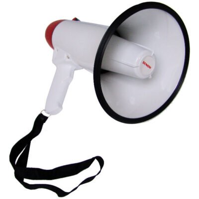 Megáfono C/ Micrófono 15W Alcance 800M Usb Sd Bt Senon Mb16R Mb16R