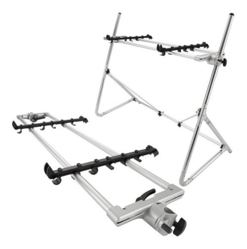 Sequenz Std-m-sv Soporte Para Teclados De 73 76 Notas Silver - Imagen 2