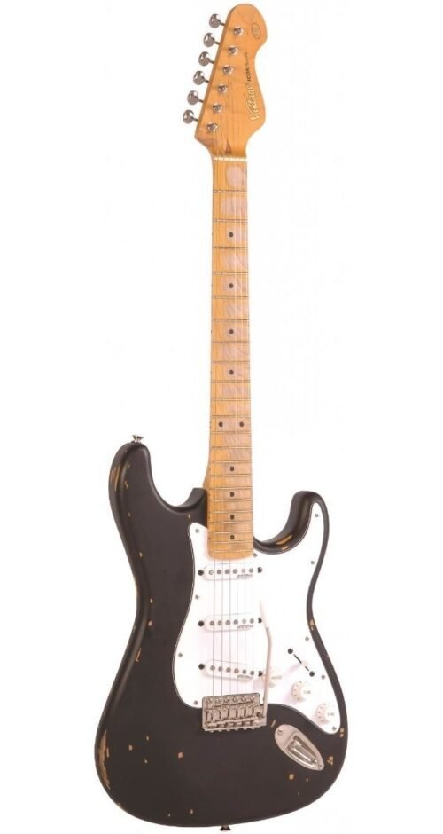 Guitarra Eléctrica Stratocaster Vintage V6 Relic Black