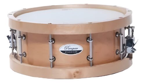Tambor / Redoblante De Birch C/aros Madera 14x5 Parquer