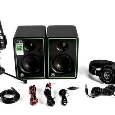 Kit Grabación Mackie Creator Bundle Monitores + Mic + Auric. 2052134-07