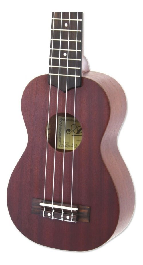 Ukelele Soprano Aria Cuerdas Aquila Caoba C/ Funda Acolchada - Imagen 2