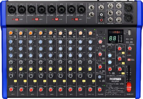 Consola Mixer Moon Mx10pro 10 Canales-usb 99 Efec. Bluetooth