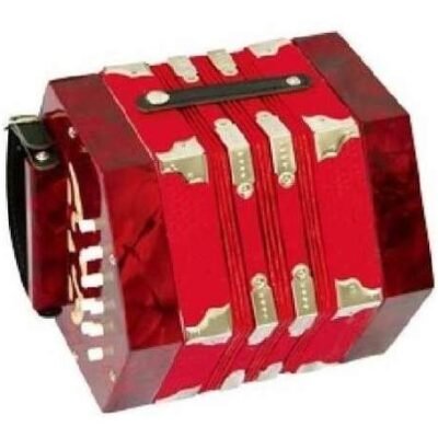 Concertina Celta Parquer Color Rojo Sj20409 Sj20409