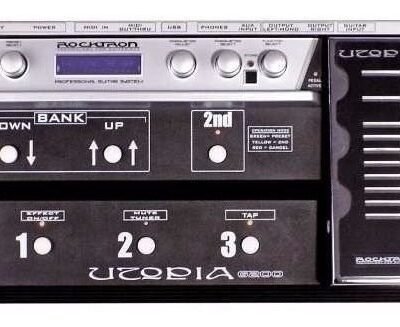 Pedalera De Efecto Para Bajo Utopia B200 Multi Fx Rocktron R1585