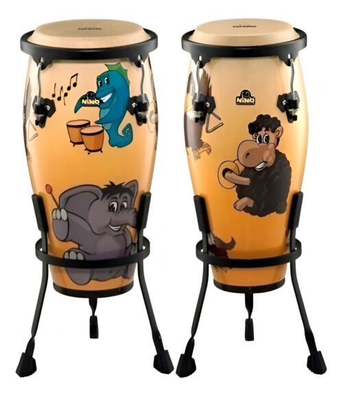 Meinl Nino089mz Set De Congas De Madera 8 + 9 Para Niños