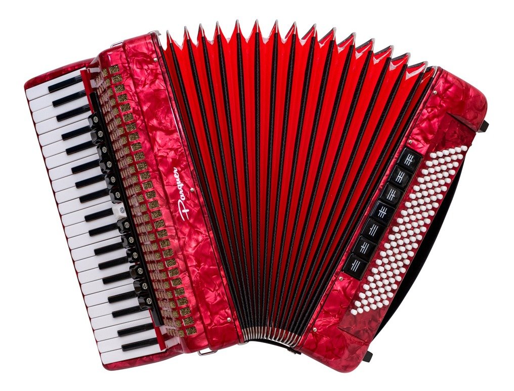Acordeon Parquer 120 Bajos 37 Llaves 13+7+1 Registros Sj2001 Sj2001Rd