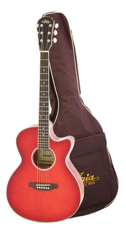 Guitarra Electoacústica Tapa maple + Funda Ortega