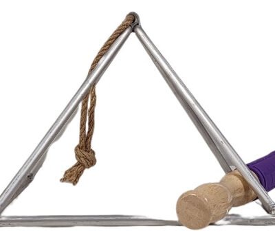 Piramide Musical De Canto Parquer Para Meditacion Metal Mazo 99165Mp