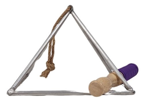 PIRAMIDE MUSICAL DE CANTO PARQUER PARA MEDITACION METAL MAZO 99165MP