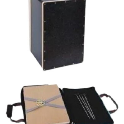 Cajón Flamenco Doble Bordona Desmontable Afinable Parquer 2480126Bk