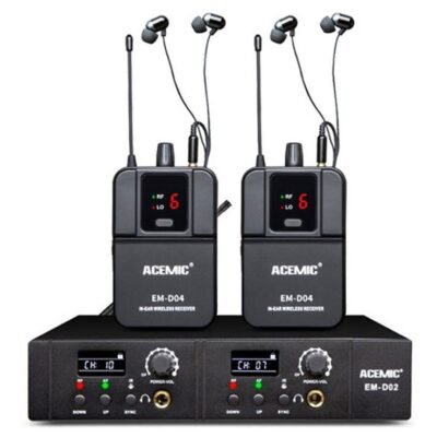 Sistema De Monitoreo Inalambrico In Ear Acemic Em-D02 Em-D02