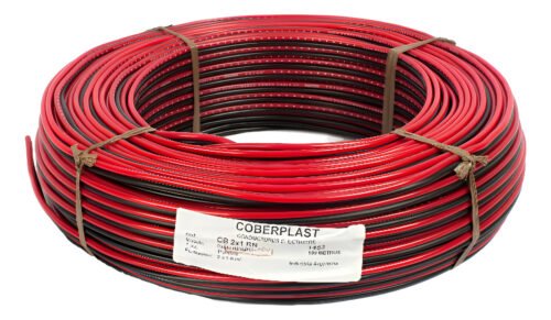 Cable Para Bafle Rojo/negro 2x1mm Artekit Cb2x1rn X100m