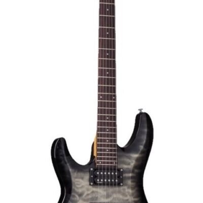 Guitarra Eléctrica Schecter C-6 Plus Charcoal Burst Zurda Lh 448