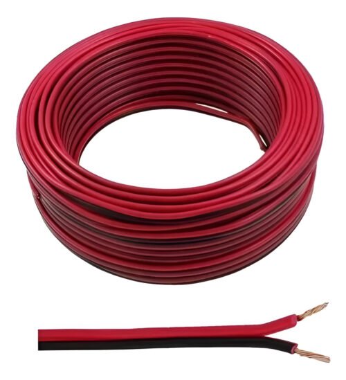 Cable Para Bafle Rojo/negro 2x0,75mm Artekit Cb2x075rn X100m