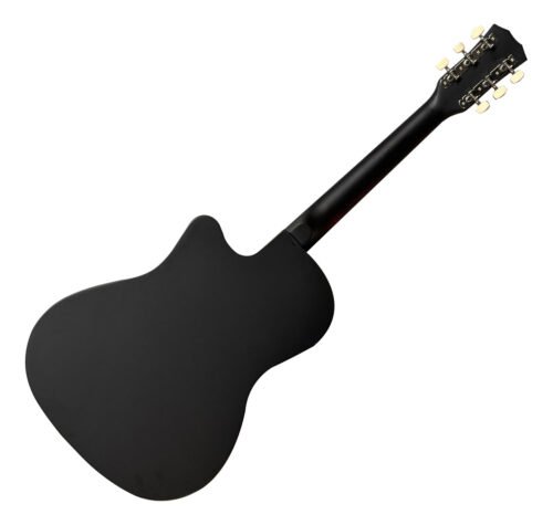 Guitarra Folk Acustica Wotan Con Cuerdas De Metal Y Funda - Imagen 2