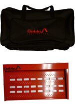 Pedalboard Doble A Digi Ax8+W Pedaleras Fractal Ax8 + Bolso Digi Kprof+W Rojo