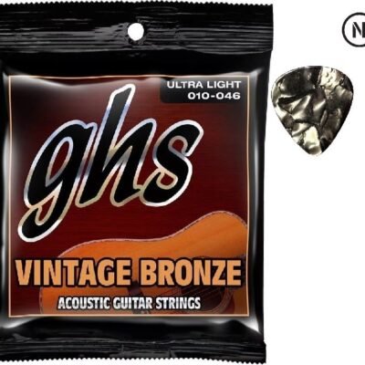Encordado Ghs Para Guitarra Acusticavintage Bronze™ - 010-046 Vnul