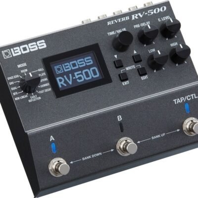 Boss Rv500 Procesador Pedal De Efecto Reverb 12 Modos Pd-Rl-Rv500