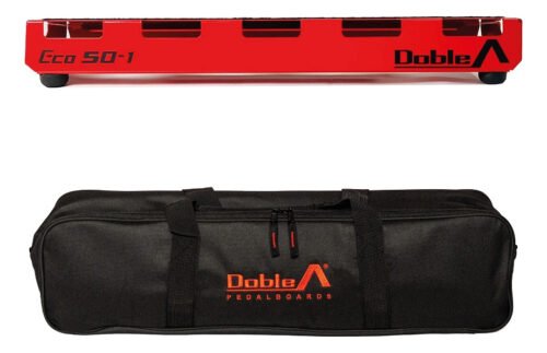 Pedalboard Doble A Eco 50-1 Base Plataforma Pedales + Bolso
