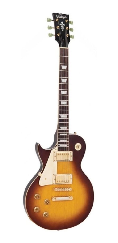 Guitarra Eléctrica Les Paul Vintage Lv100 Sunburst Tsb Zurda