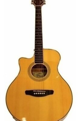 Guitarra Parquer Acústica Con Corte Para Zurdos Gacl110Mclb