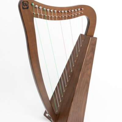 Arpa Walter 15 Cuerdas Nylon Madera Nogal Marrón H15Wt